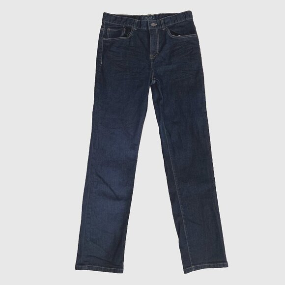 Lucky Brand Jeans Boys Size 20 Blue Classic Straight 30x30 Dark Wash - Picture 1 of 11